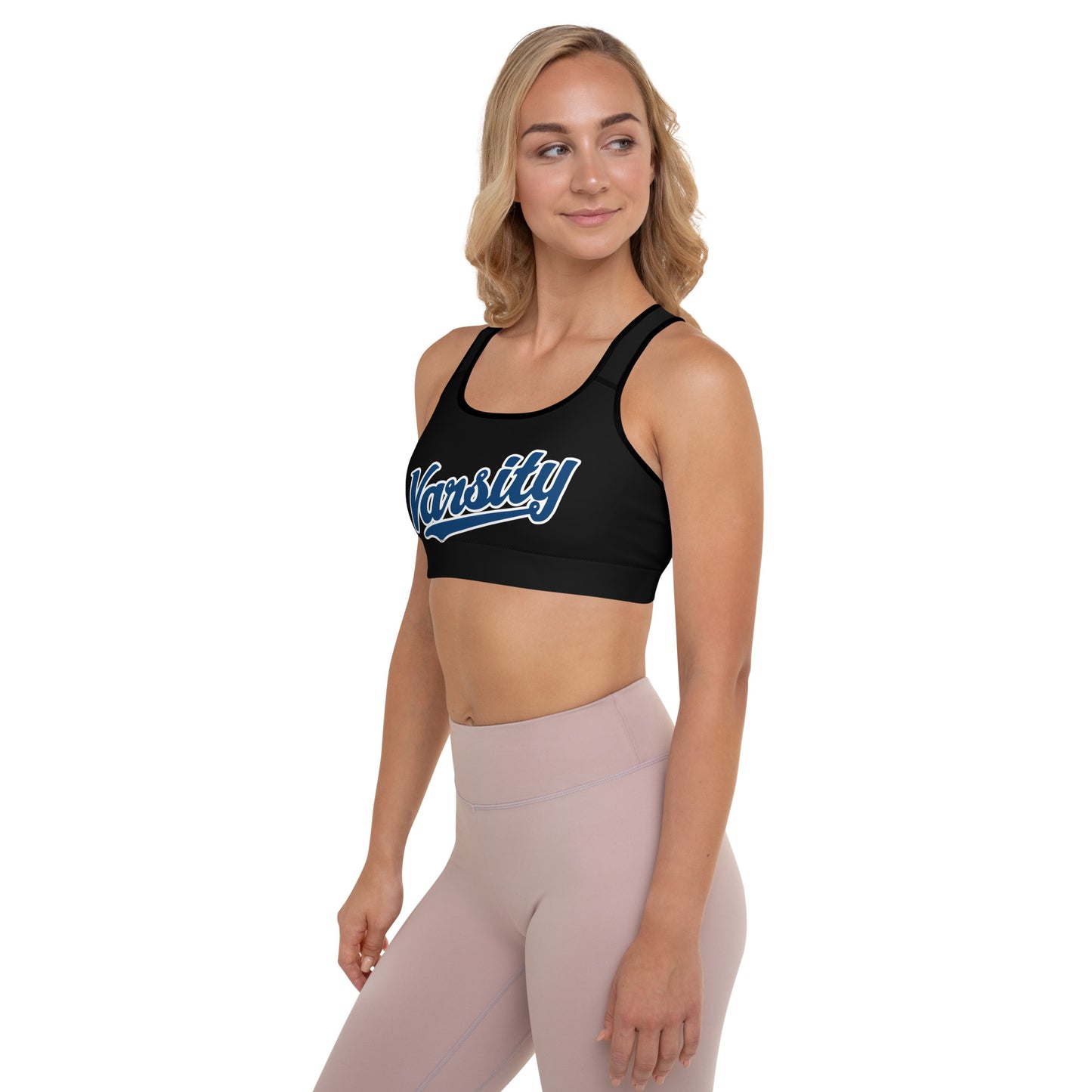 Varsity Script Sports Bra