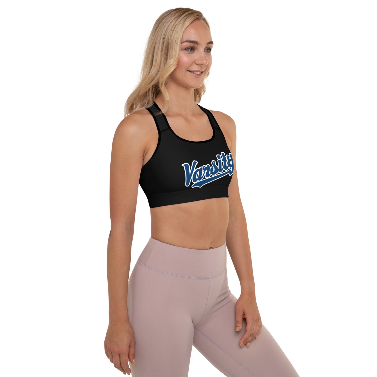 Varsity Script Sports Bra