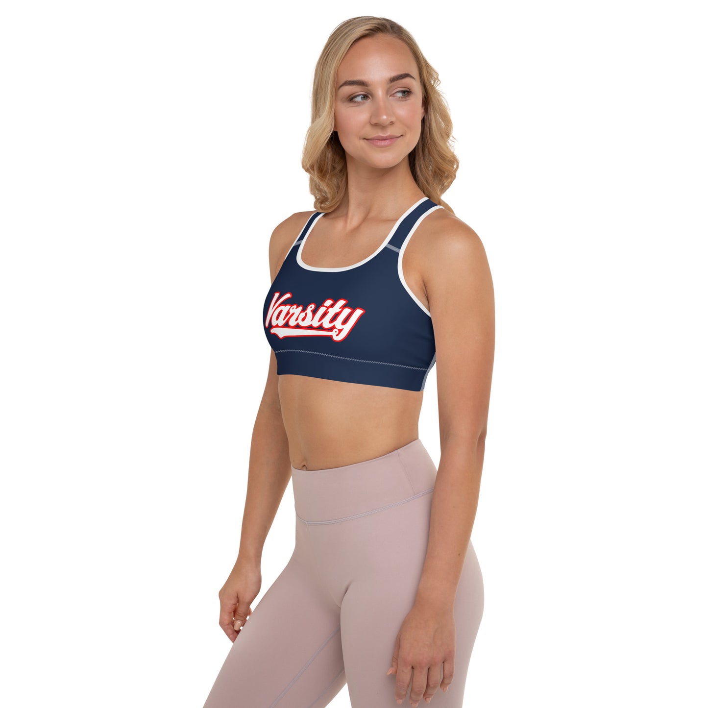 Varsity Script Sports Bra