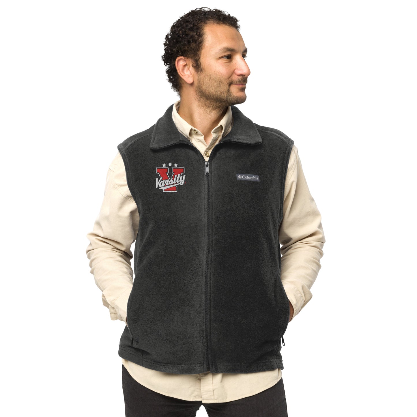 Varsity Embroidered Columbia Fleece Vest