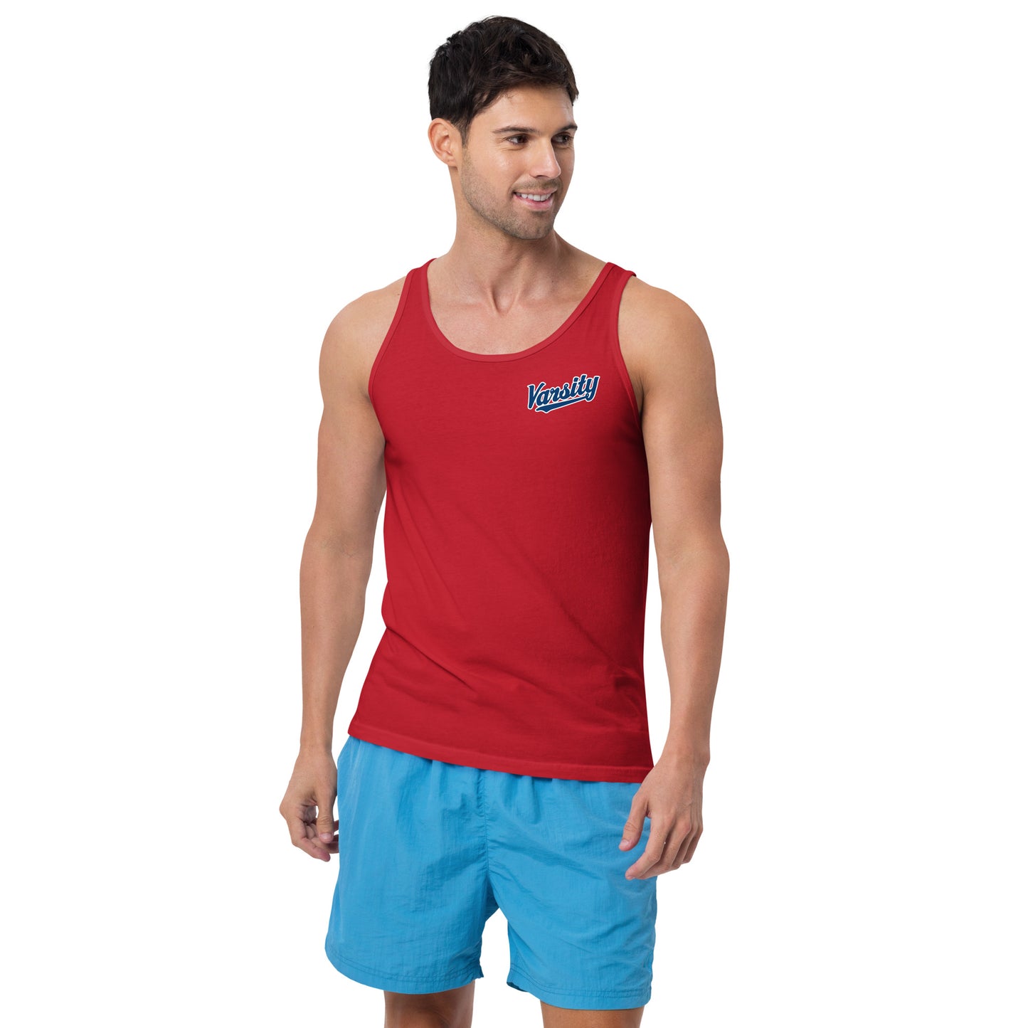 Unisex Tank Top Varsity Script