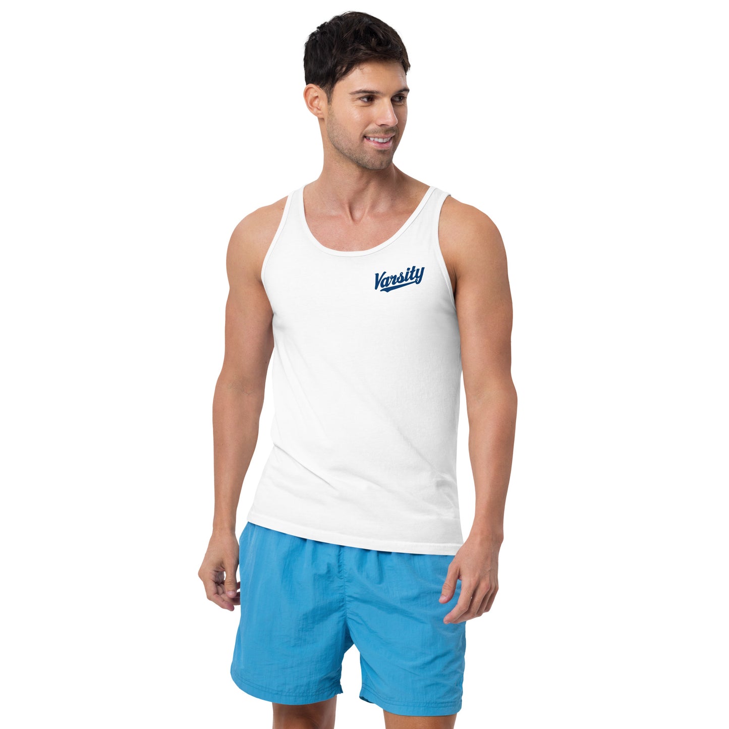 Unisex Tank Top Varsity Script