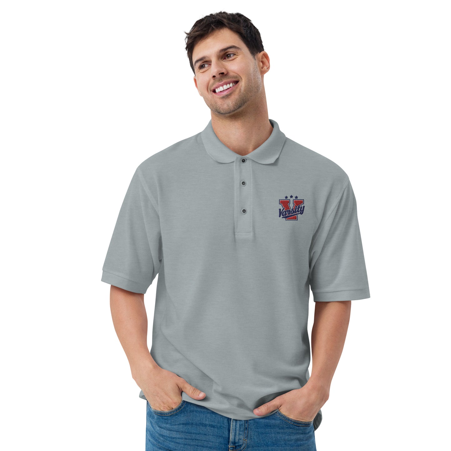 Varsity Logo Premium Polo