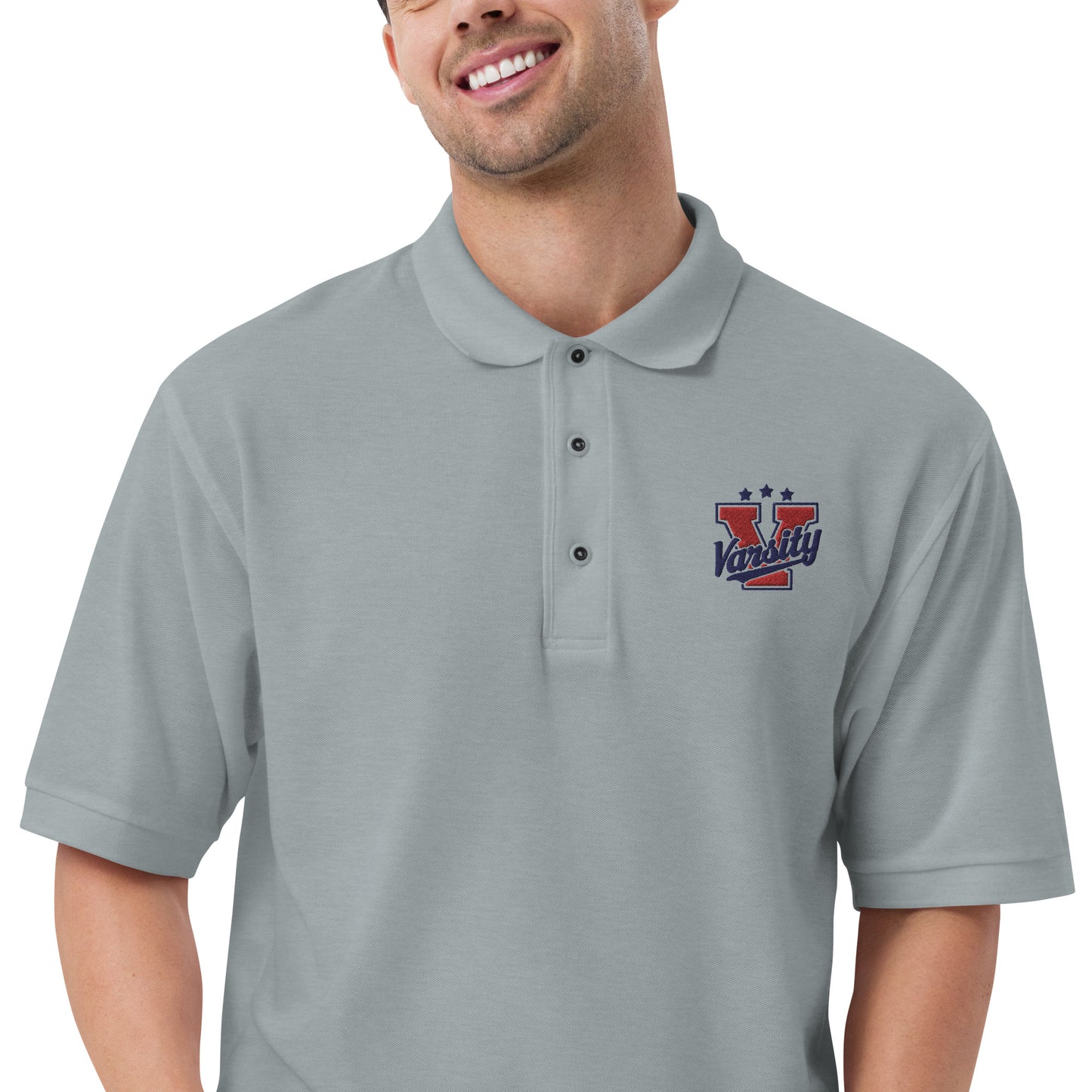 Varsity Logo Premium Polo