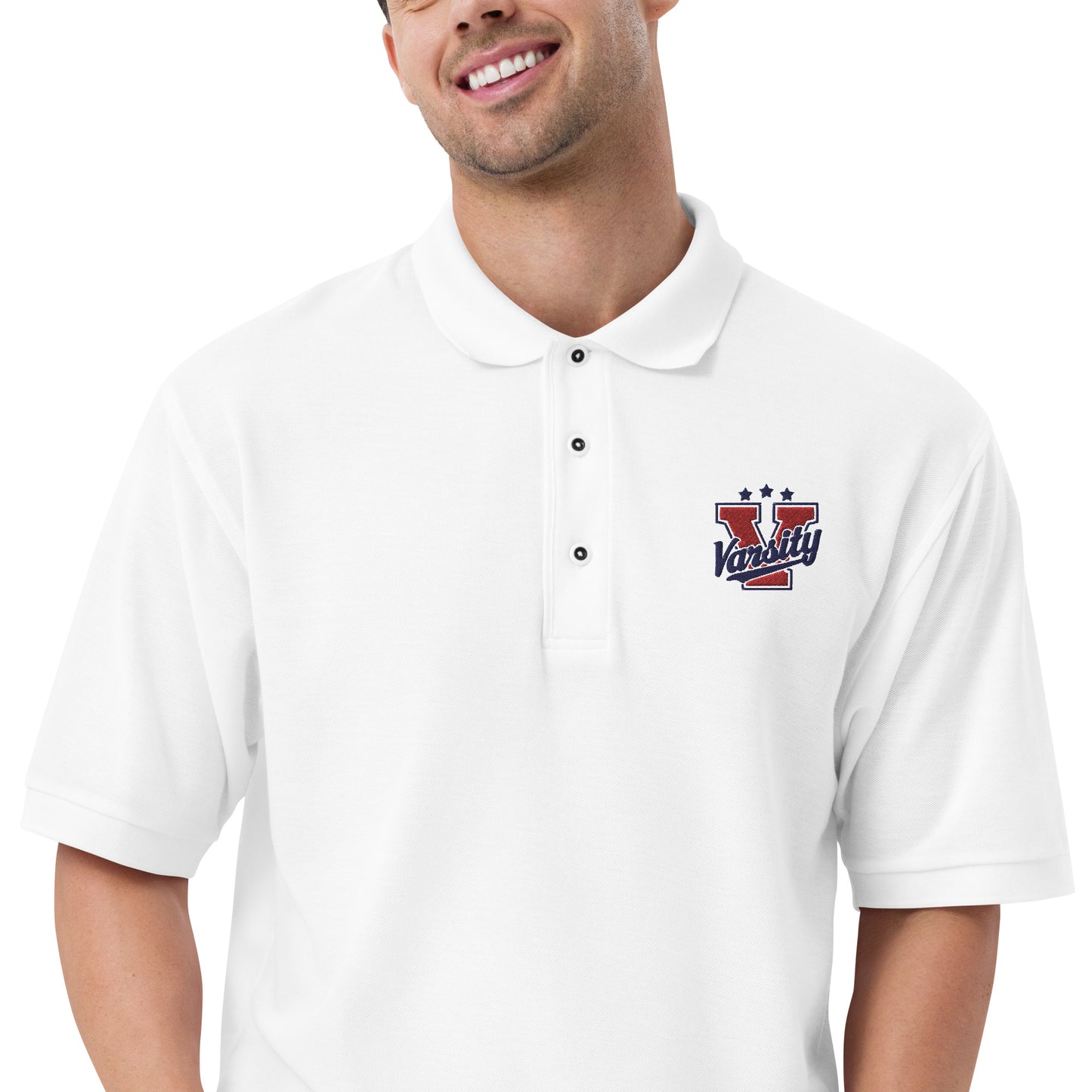 Varsity Logo Premium Polo