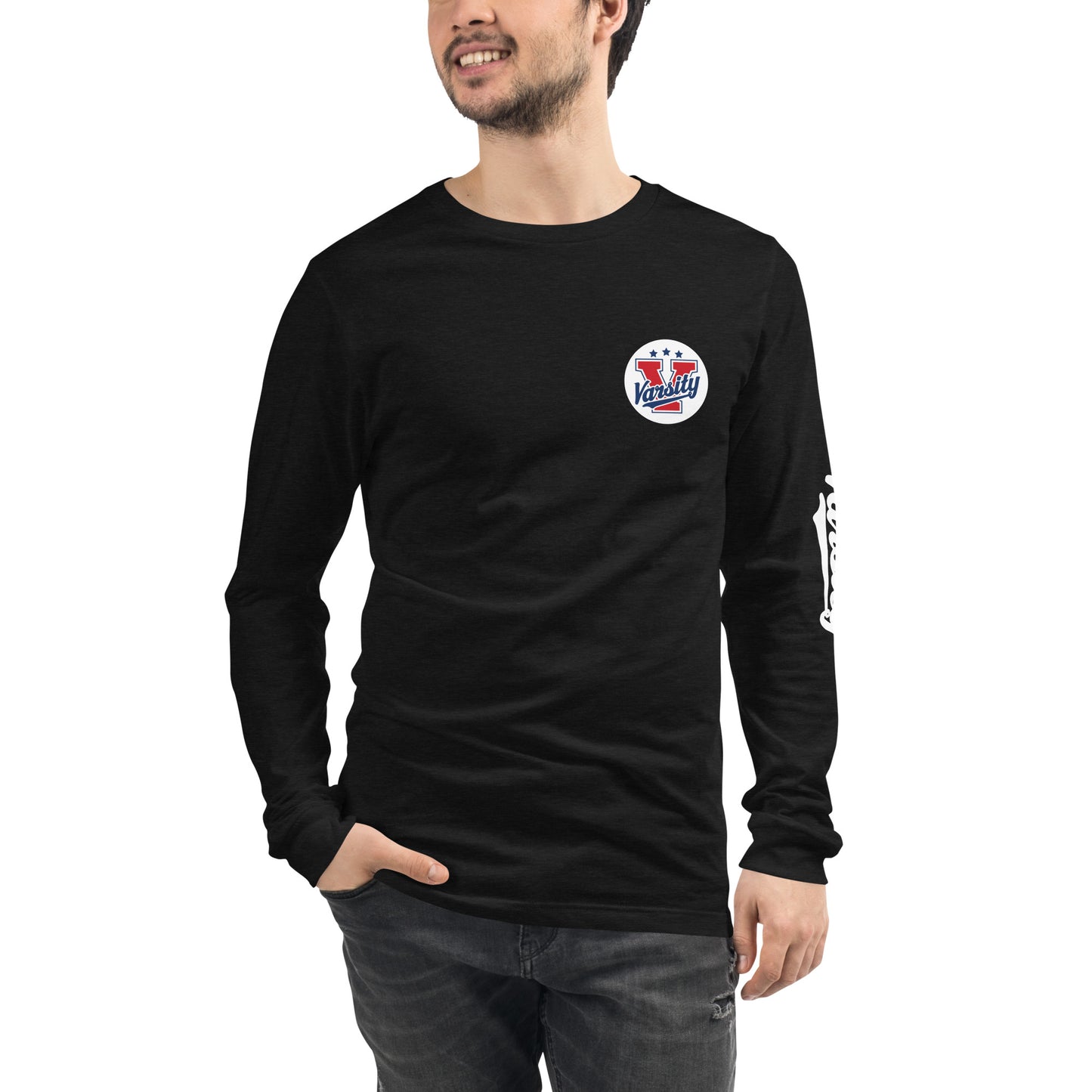 Unisex Varsity Performance Long Sleeve Tee