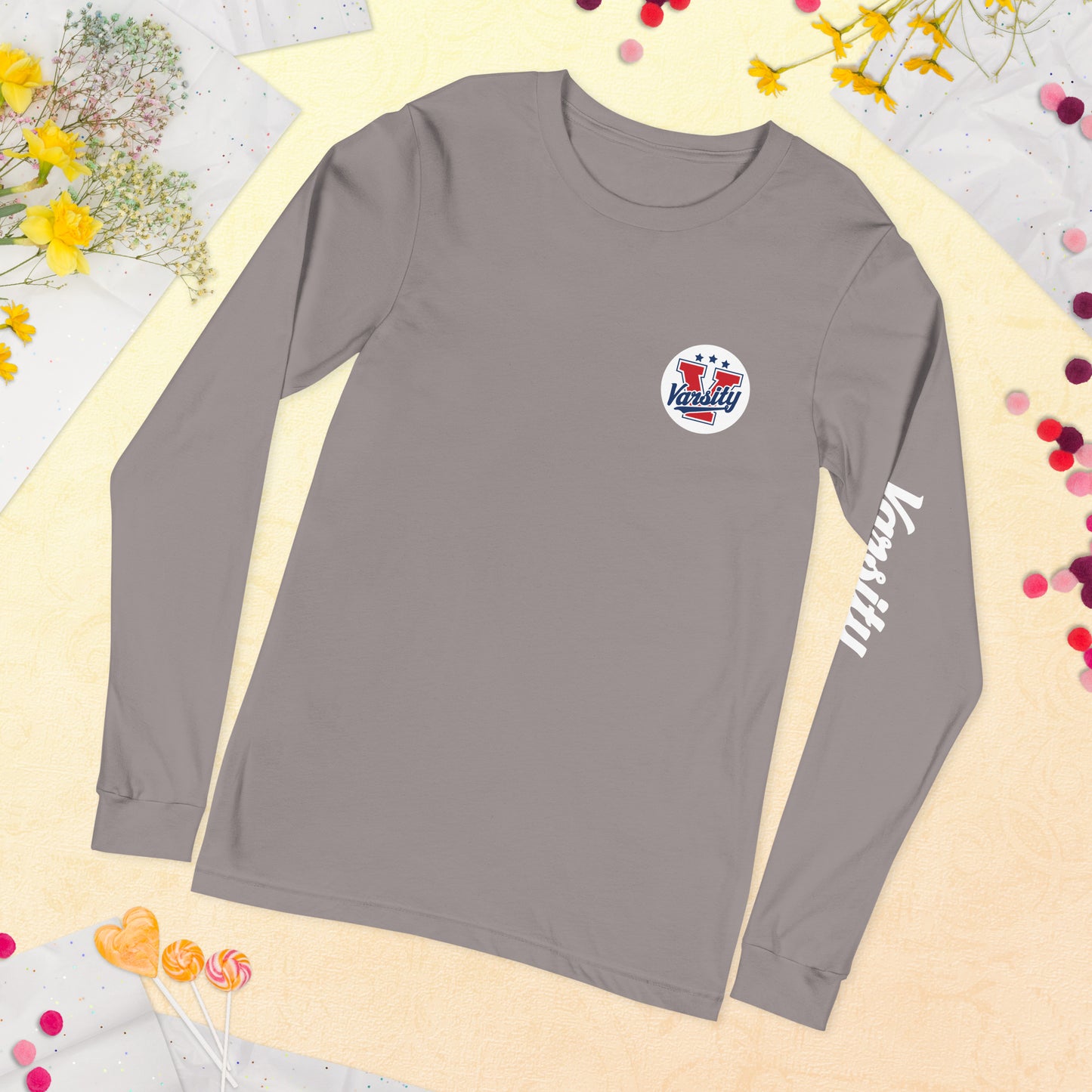 Unisex Varsity Performance Long Sleeve Tee
