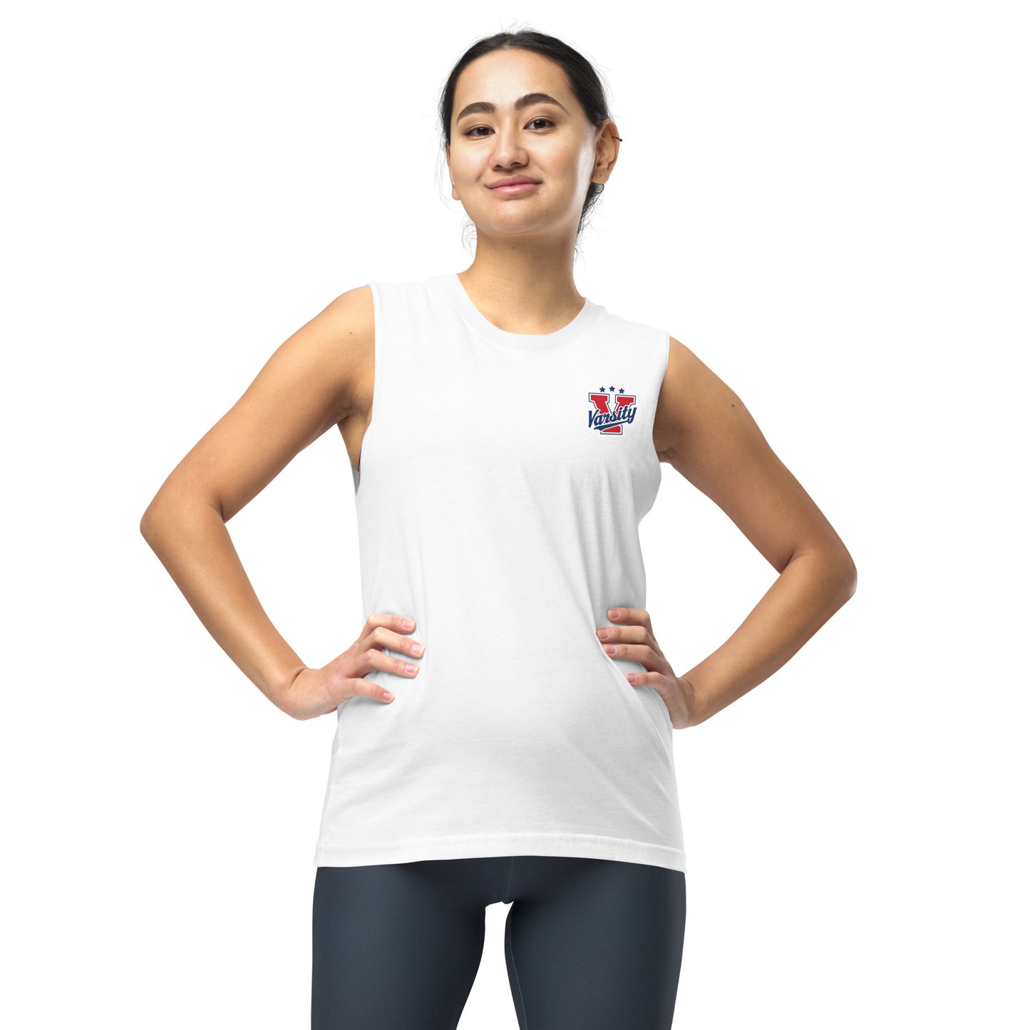 Unisex Muscle Shirt Varsity Logo