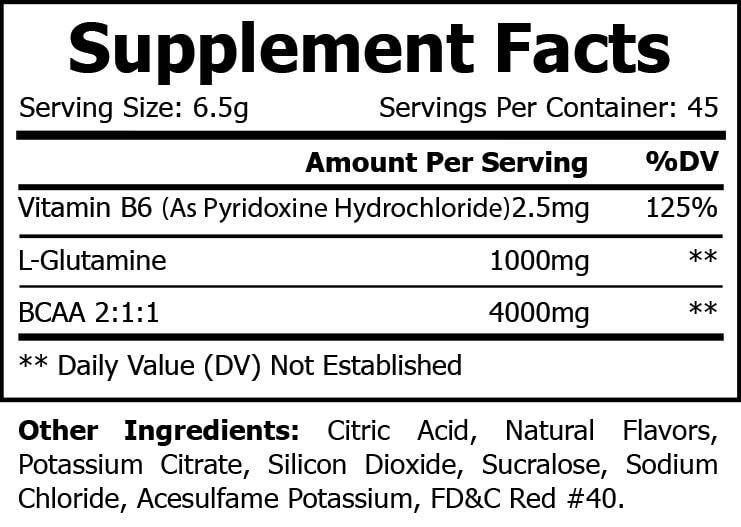 BCAA + - Fruit Punch