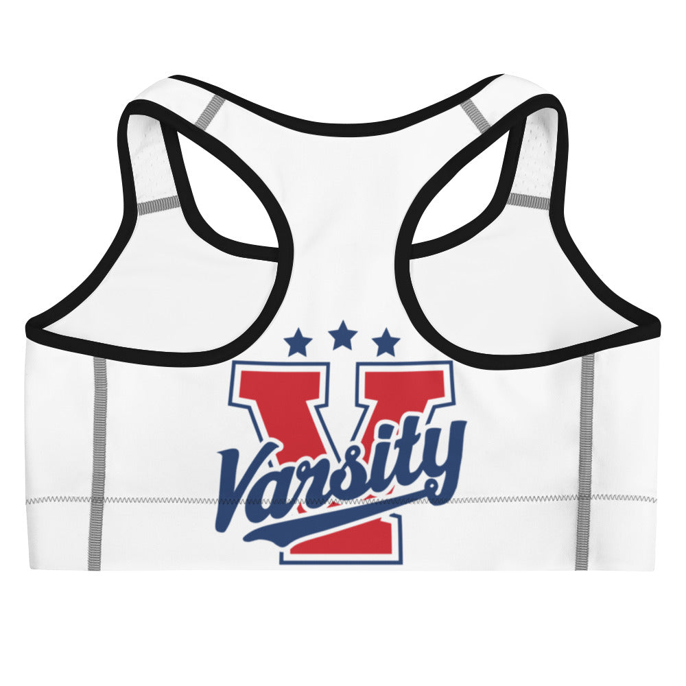 Varsity Script Sports bra