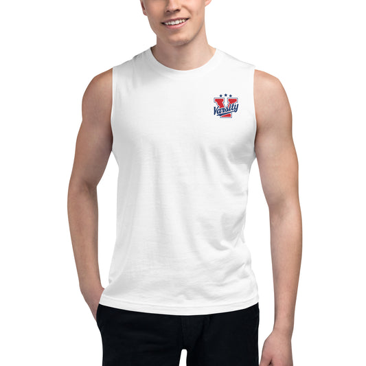 Unisex Muscle Shirt Varsity Logo